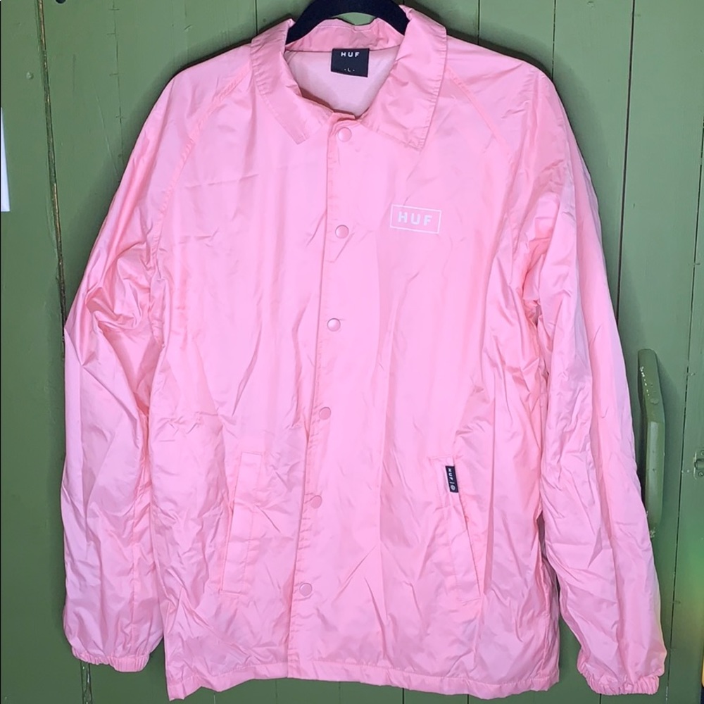 Pink coach jacket